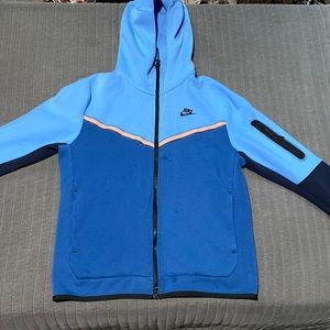 Nike Tech jacket Medium, Blue, and Orange good quality used jacket